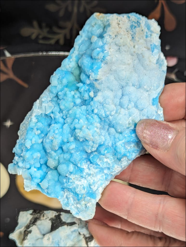 Mesmerizing Blue Aragonite Stone Yunnan China