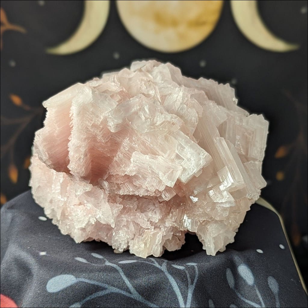 Sparkly Pink Halite sourced from Searles Lake, San Bernardino Ca Crystals minerals rocks pink crystals large crystals healing crystal