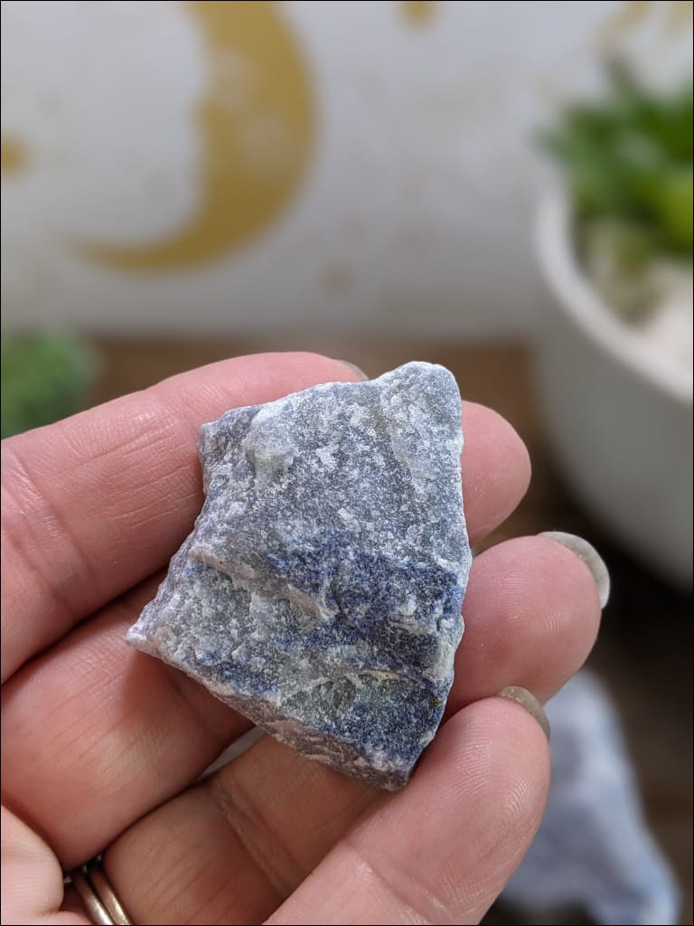 Blue Calcite Crystal Raw Ethically Sourced - Crystal Kismet 