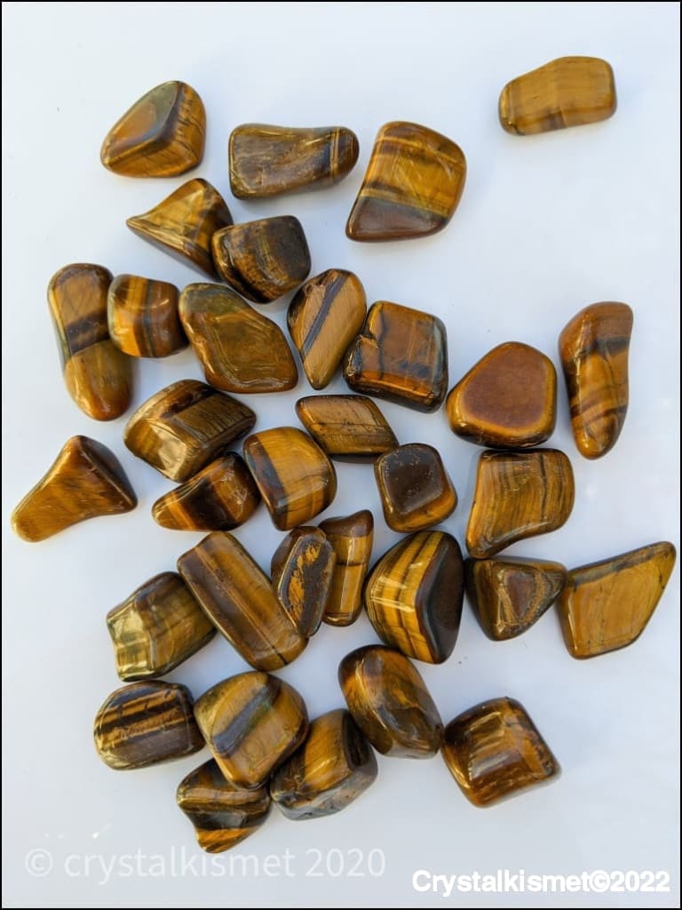 Tigers Eye Small Tumbled Stone, Ethically Sourced