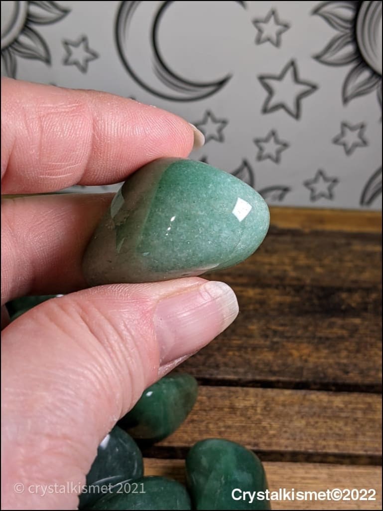 Green Aventurine Tumbled Stones Ethically Sourced