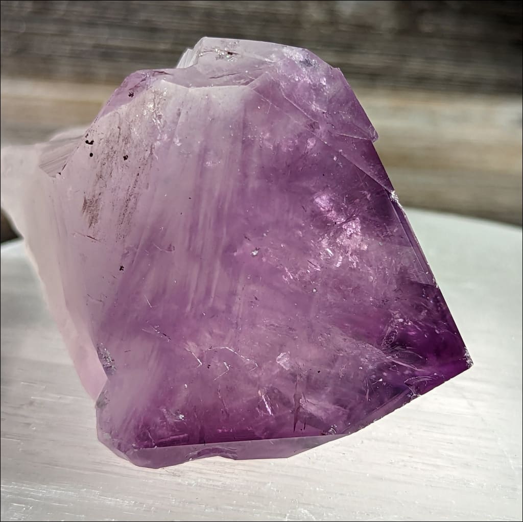 Gorgeous Raw Amethyst Semi Polished Point Ethically Sourced Brazil #2