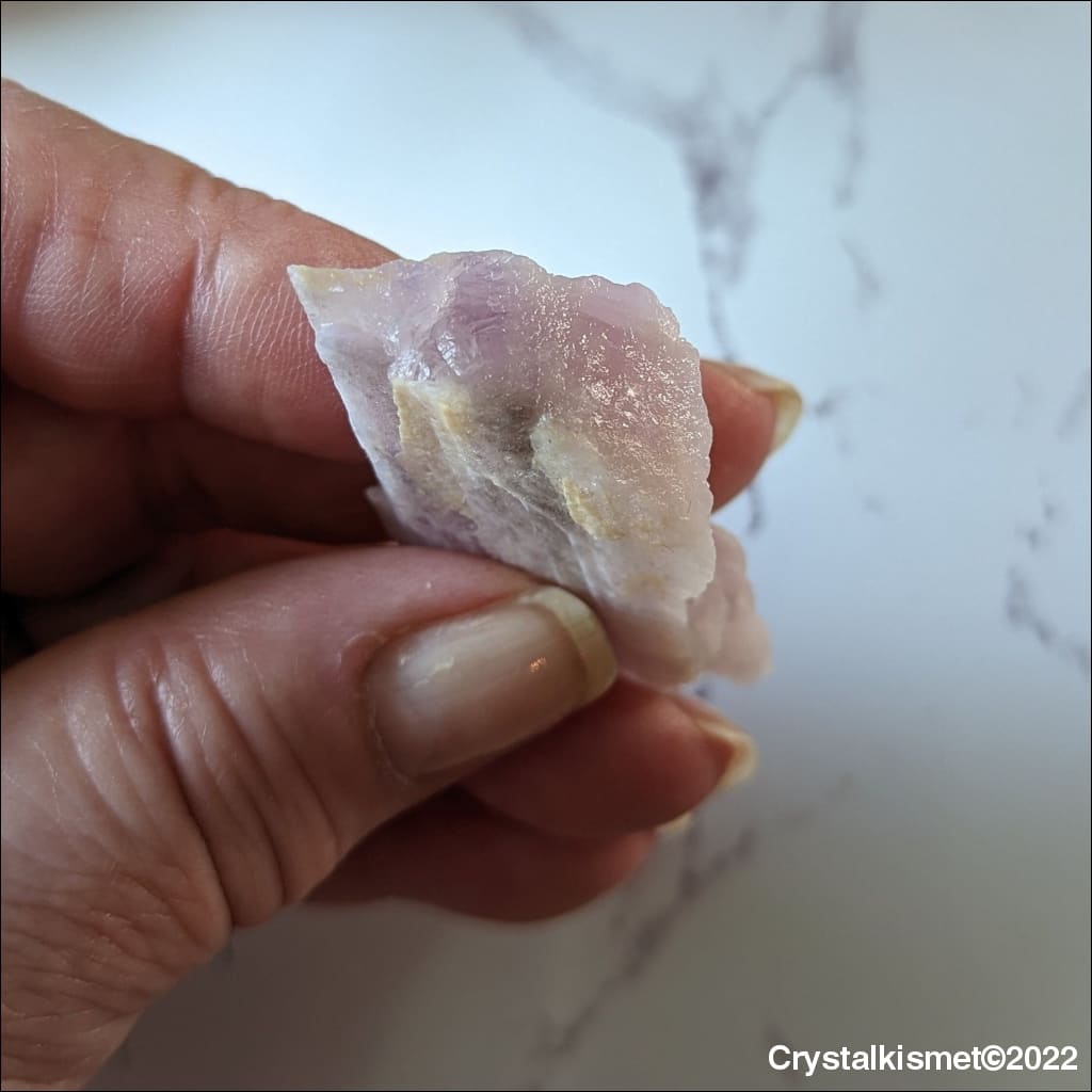 Kunzite crystal raw unpolished  #3