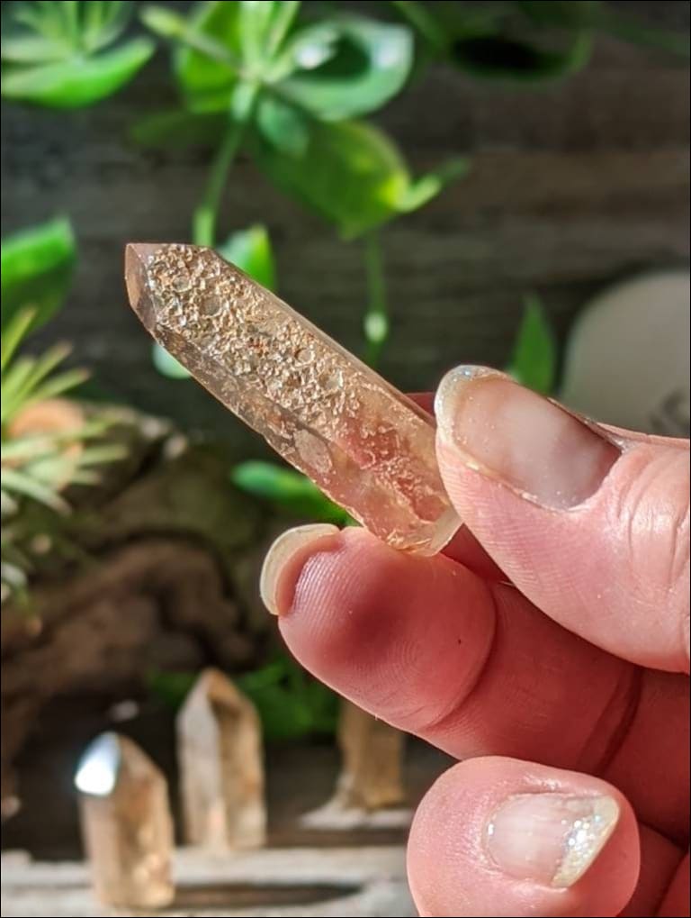 Natural Smoky Citrine Top Polished Point  Untreated Citrine  Ethically Sourced  Healing Crystals  #2