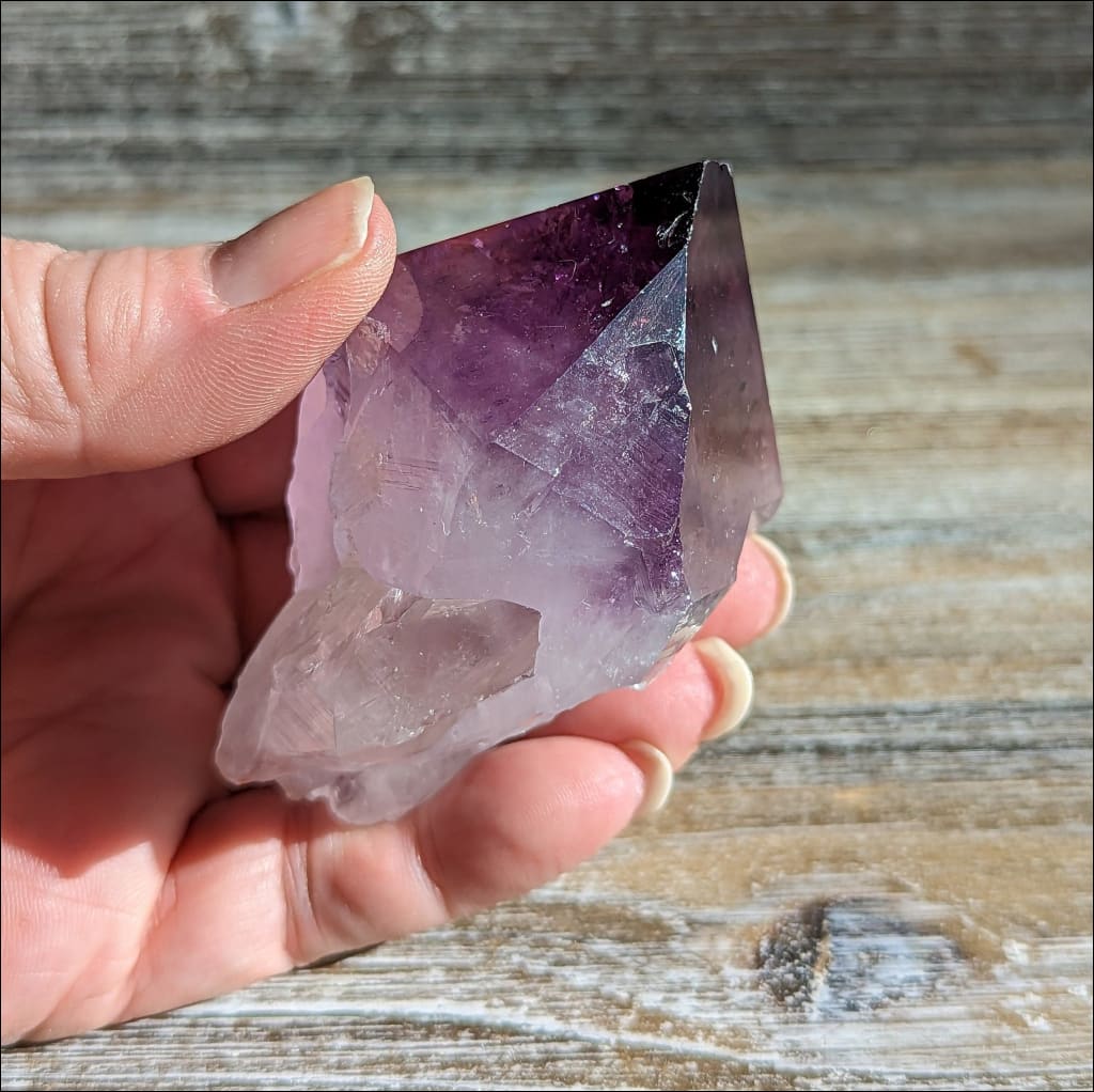 Gorgeous Raw Amethyst Semi Polished Point Ethically Sourced Brazil #2