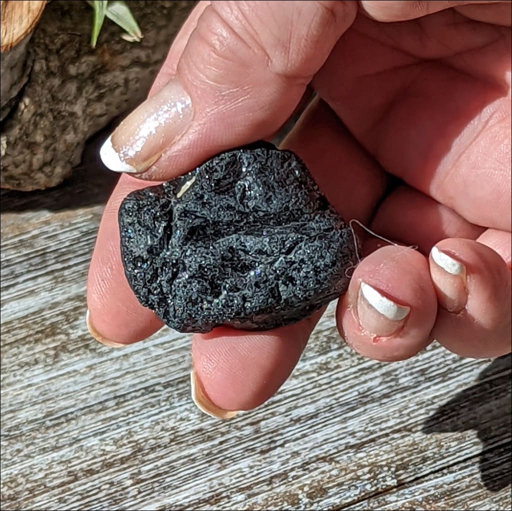 Rare Black Tourmaline Naturally Tumbled Ethically Sourced # 3