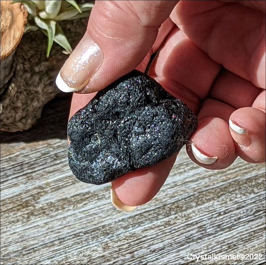 Rare Black Tourmaline Naturally Tumbled Ethically Sourced # 2
