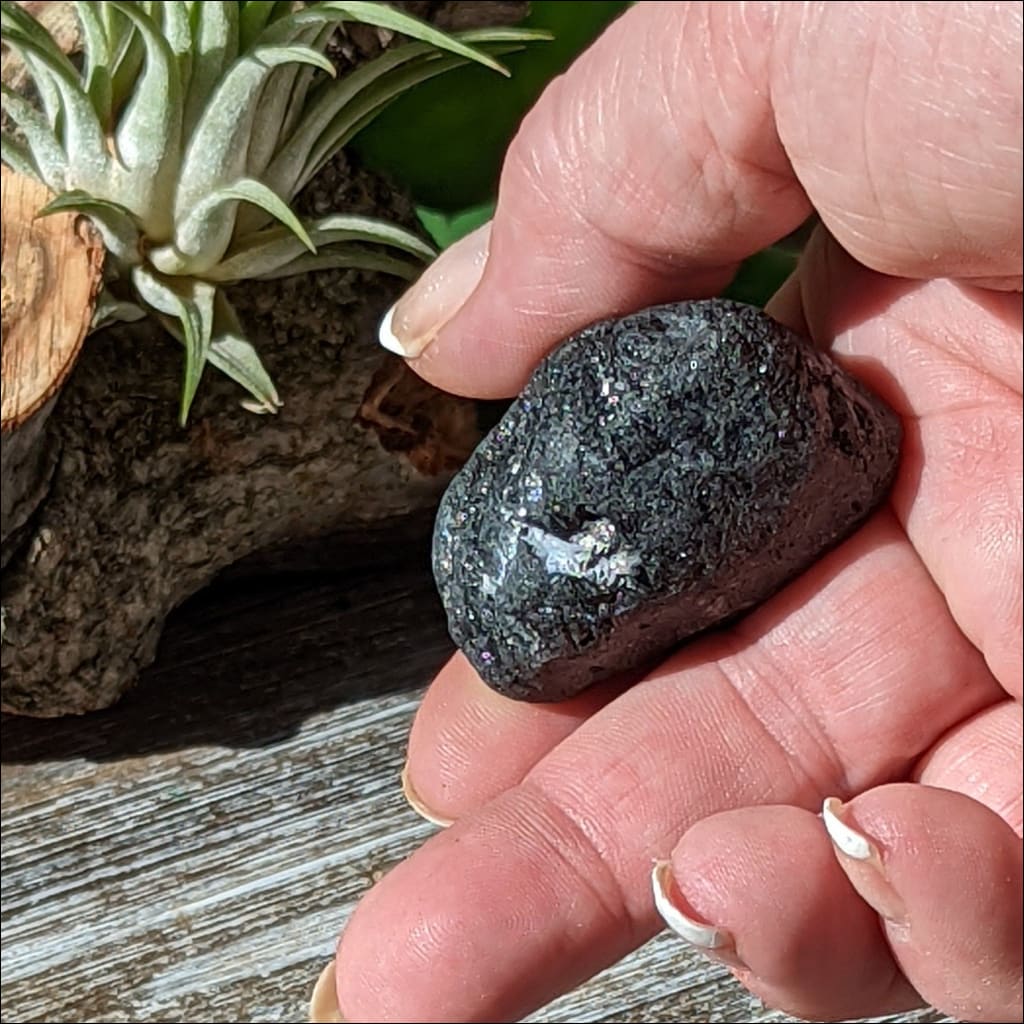 Rare Black Tourmaline Naturally Tumbled Ethically Sourced # 1
