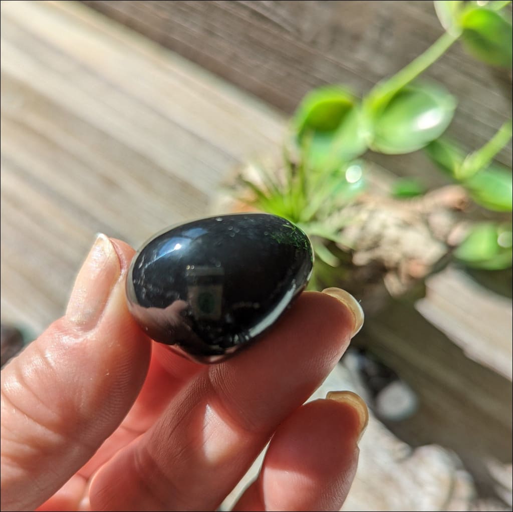 Shiny Black Onyx Tumbled Stones Large  Ethically Sourced from Brazil  Onyx Healing Crystal Gemstone