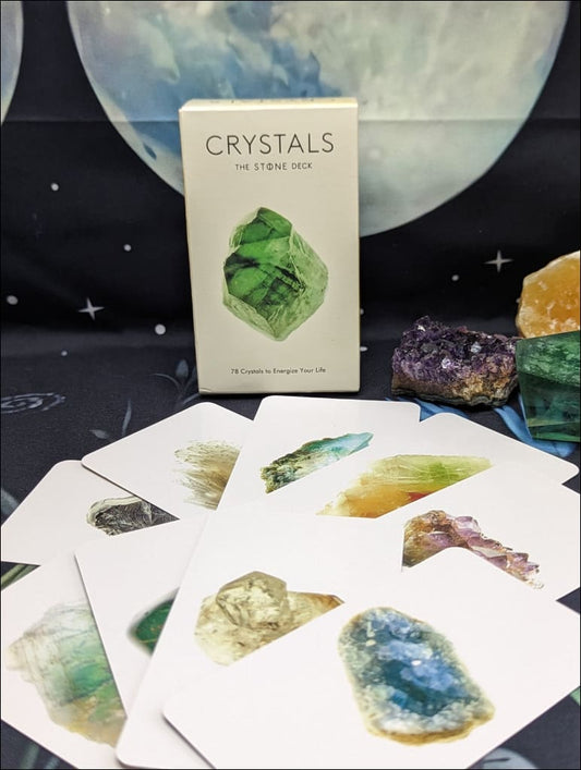 Beautifully photographed Crystal cards Deck 78 cards with meanings