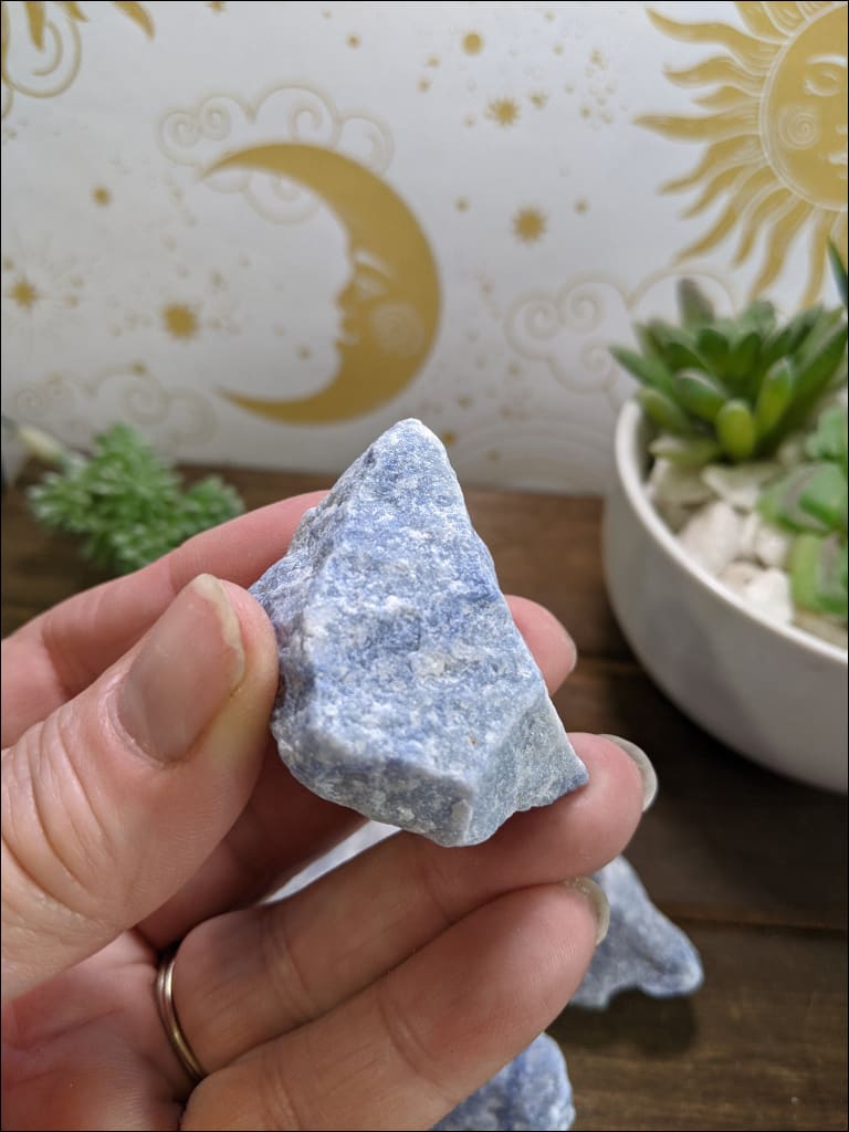 Blue Calcite Crystal Raw Ethically Sourced - Crystal Kismet 