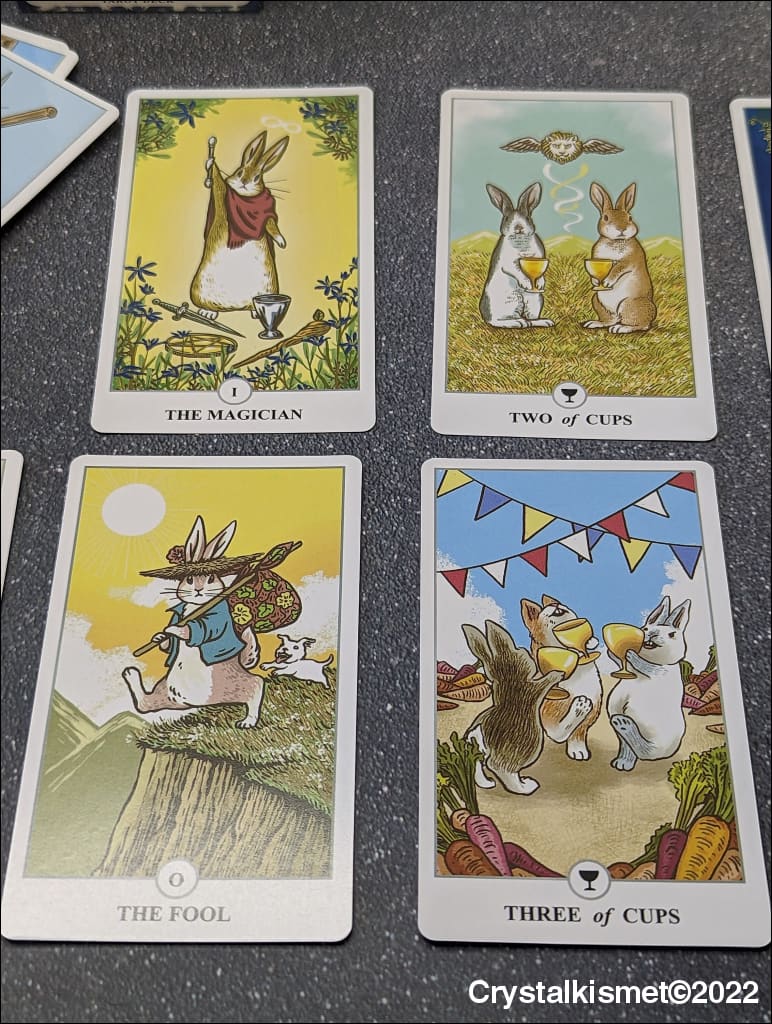 Beautifully illustrated Lunalapin Tarot Deck 78pcs Tarot Lunalapin Rabbit Tarot Deck Tarot Cards Tarot Card