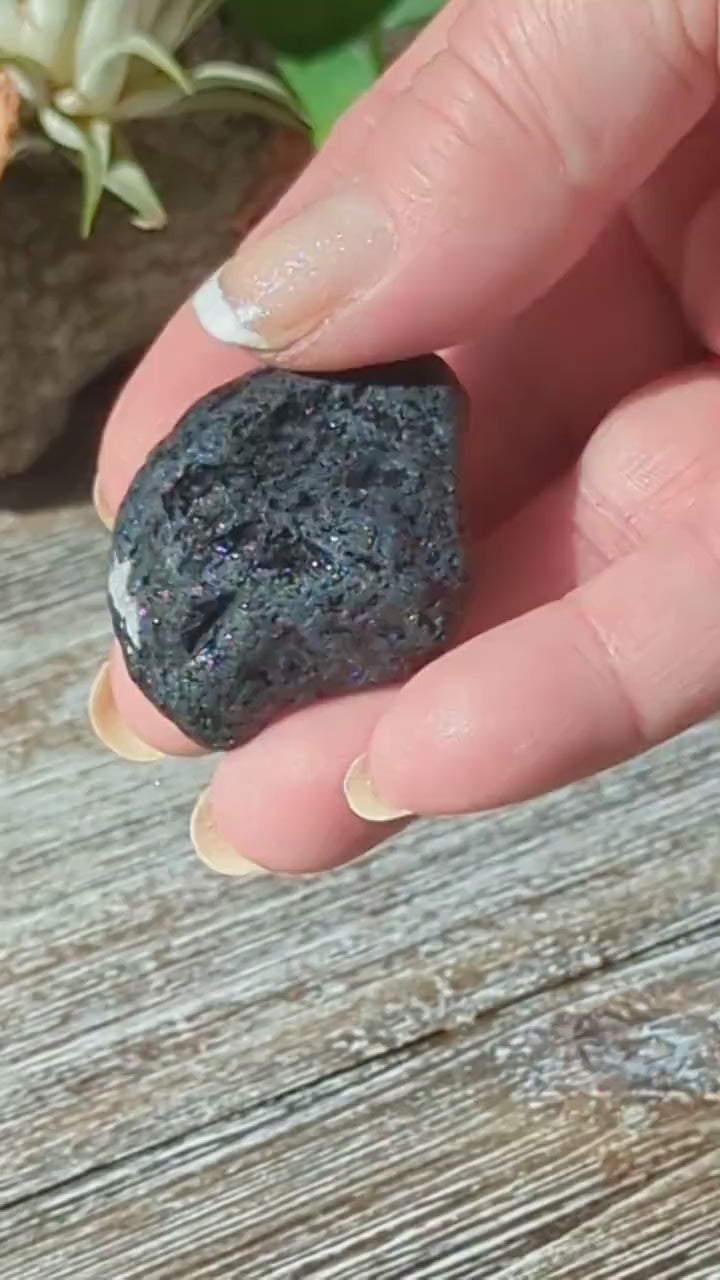 Rare Black Tourmaline Naturally Tumbled Ethically Sourced # 3