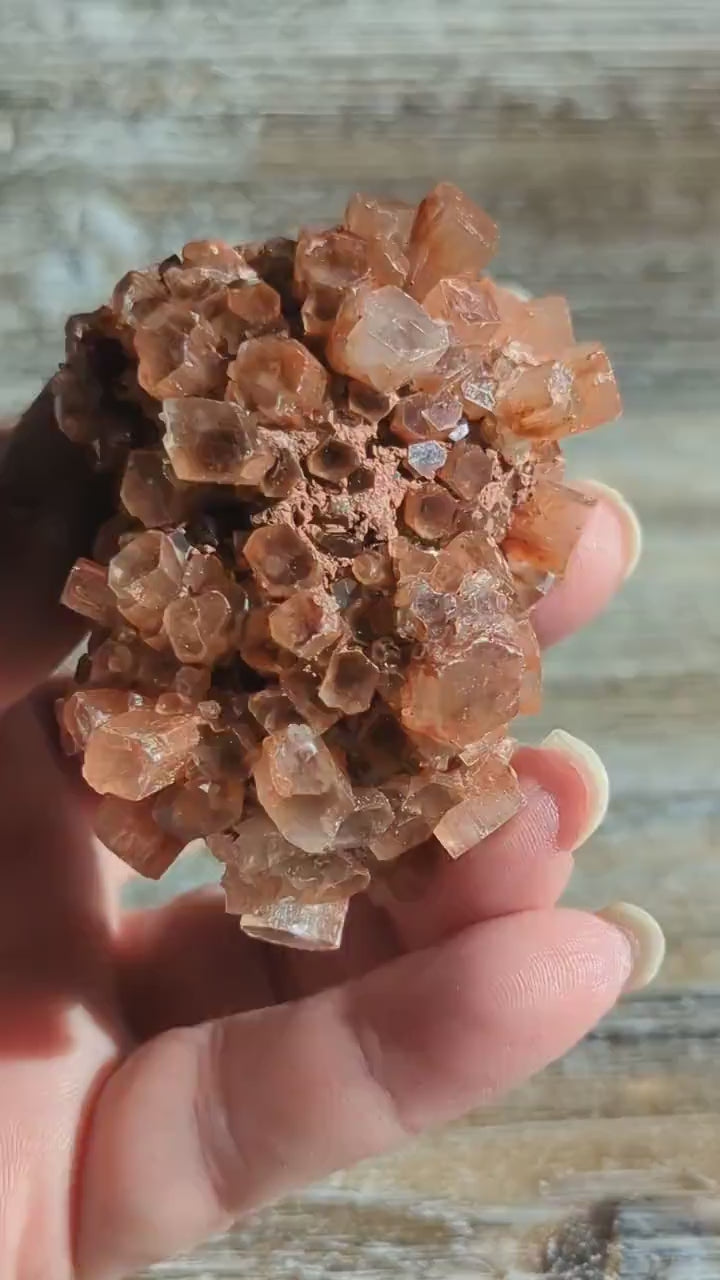 Gorgeous Large Aragonite Star Cluster also known as Golf Ball or Sputnik Aragonite  Ethically Sourced Morocco