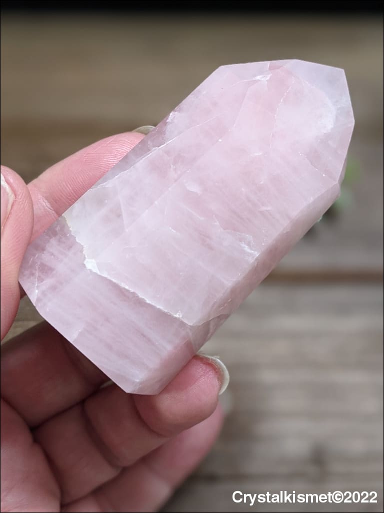 Rose Quartz Tower Crystal Ethically Sourced Brazil