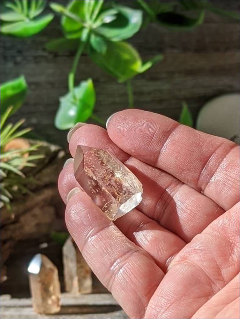 Smoky Citrine Top Polished Point Untreated Citrine  Ethically Sourced  Healing Crystals  #3