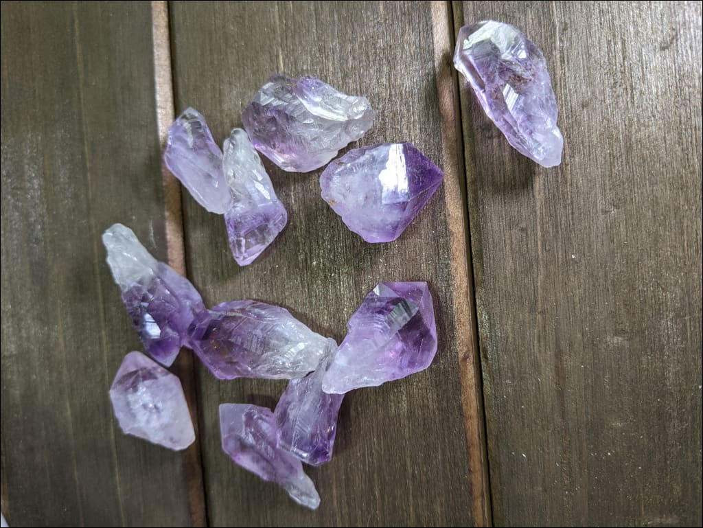 Small Amethyst Points mixed bag  Ethically Sourced - Crystal Kismet 
