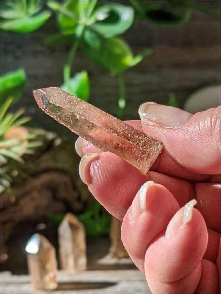 Natural Smoky Citrine Top Polished Point  Untreated Citrine  Ethically Sourced  Healing Crystals  #2